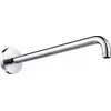 Image de Bras de douche hansgrohe DN15, déport 389 mm à 90 degrés, chrome, sans articulation à rotule, 1 pièce.
