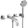 Image de Hansgrohe Axor Citterio Mitigeur Bain 3 Trous Avec Béqu'illes,