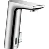 Image de HANSGROHE Mitigeur de lavabo électronique avec manette de réglage de température sur batterie chromé Metris S
