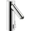 Image de Robinet de lavabo électronique AXOR Starck, avec contrôle de la température, alimenté par batterie, finition chrome
