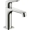 Image de Robinet à levier unique AXOR Citterio M pour lavabo, modèle 100, avec bonde intégrée, finition chrome