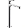 Image de Robinet de lavabo monocommande AXOR Citterio M, modèle 250, pour vasques à poser avec système de bonde intégré, finition chrome