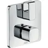 Image de Robinet thermostatique encastré AXOR Urquiola, avec vanne de blocage, finition chrome