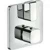 Image de Robinet thermostatique encastré AXOR Urquiola, avec robinet de dérivation et de mélange, finition chrome