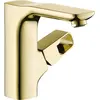 Image de Robinet de lavabo monocommande AXOR Urquiola, modèle 130, avec système de bonde à coulisse, finition chrome