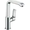 Image de Hansgrohe Metris Mitigeur de lavabo 230 bec pivotant chromé push-open