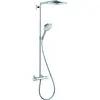 Image de Hansgrohe Tube de douche Raindance Select Chrom avec Kopfbrause Raindance Air 1jet 300mm