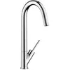 Image de Hansgrohe Allegra Starck Mitigeur d'évier Axor Starck Chrome avec bec pivotant