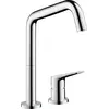 Image de Hansgrohe Axor Citterio M Mitigeur d'évier 2 trous chromé avec bec pivotant