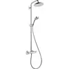 Image de Hansgrohe Showerpipe Croma 160 pour douche chrome avec thermostat