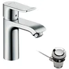 Image de hansgrohe Metris Mitigeur de lavabo 110 CoolStart , avec tirette et vidage, chromé, 31121000 en occasion ou reconditionné