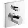 Image de Hansgrohe Axor Starck Organic Set de finition thermostatique encastré chrome avec robinet d'arrêt et inverseur