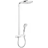Image de Hansgrohe Tuyau de douche Raindance Select Weiss / chrom mit Kopfbrause Raindance E Air 3jet 300mm