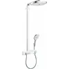 Image de Hansgrohe - Colonne De Douche 300 3 Jets Avec Mitigeur Thermostatique Showertablet Select 300 Blanc/chromé Raindance Select E