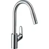 Image de Hansgrohe Focus Mitigeur d'évier chromé avec douchette extractible