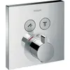Image de Thermostat encastré hansgrohe ShowerSelect pour 2 consommateurs, chrome, 1 pièce.