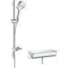 Image de Hansgrohe Combiné de douche Raindance Select E 120 / Therm.DAP Ecostat Sel.U 650mm blanc / chrome