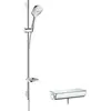 Image de Hansgrohe Combiné de douche Raindance Select E 120 / Therm.DAP Ecostat Sel.U 900mm blanc / chrome