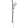 Image de hansgrohe Croma Select S Brauseset 110 Multi EcoSmart mit Brausestange 65 cm, Weiß/Chrom