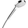 Image de hansgrohe Croma Select S douchette Multi EcoSmart, blanc/chrome, 26801400