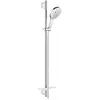 Image de hansgrohe Croma Select E Multi EcoSmart set de douche avec barre de douche 90 cm, blanc/chrome, 26591400