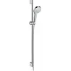 Image de hansgrohe Croma Select S Brauseset 110 Multi EcoSmart mit Brausestange 90 cm, Weiß/Chrom