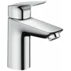 Image de Hansgrohe - Logis - Mitigeur De Lavabo 100 Avec Garniture De Vidage Push-open, Chrome 71107000