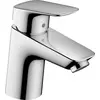 Image de hansgrohe Logis Mitigeur de lavabo, CoolStart, ComfortZone70, bonde à tirette, saillie 107mm, 71072000