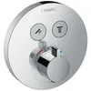 Image de Hansgrohe - Showerselect S Set De Finition Pour Mitigeur Thermostatique Encastré Avec 2 Fonctions Chromé