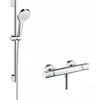 Image de Hansgrohe - Croma Select S Combi Douche Vario Avec Barre 65 Cm / Ecostat Comfort Blanc/chromé