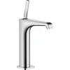 Image de Robinet de lavabo monocommande AXOR Citterio E, modèle 190, avec bonde intégrée pour vasques à poser, finition chrome