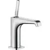 Image de Robinet de lavabo monocommande AXOR Citterio E, modèle 130, avec bonde et trop-plein, finition chrome