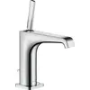 Image de Robinet mitigeur pour lavabo AXOR Citterio E, modèle 130, avec bonde à clapet et mécanisme de vidange à tirette, finition chrome
