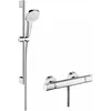Image de Hansgrohe - Croma Select E Combi Douche Vario Avec Barre 65cm / Ecostat Comfort Blanc/chromé