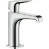 Image de Robinet de lavabo monocommande AXOR Citterio E, modèle 130, avec levier et bonde, finition chrome