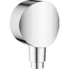 Image de hansgrohe FixFit raccord mural S avec clapet anti-retour et coude de raccordement en plastique, chrome, 26453000