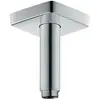 Image de Raccordement de plafond hansgrohe, modèle E, 10 cm, finition chrome