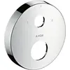 Image de hansgrohe AXOR rosace de rallonge, ronde, 2 trous, 0-1-2, 14962820