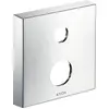Image de hansgrohe AXOR rosace de rallonge, carrée, 2 trous, 14967000