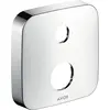 Image de hansgrohe AXOR rosace de rallonge, softsquare, 2 trous, marquage 0-1-2, 14973000