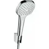 Image de Hansgrohe - Ensemble Support Mural Et Douchette Vario Avec Flexible De Douche 160 Cm Blanc/chromé Croma Select