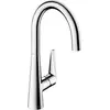 Image de Robinet de cuisine monocommande Hansgrohe Talis M51, 260 mm, 1 jet, finition en acier inoxydable
