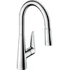 Image de HANSGROHE Mitigeur de cuisine 200 avec douchette extractible 2 jets chromé Talis M51