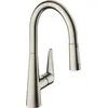 Image de hansgrohe Talis S M51 Mitigeur monocommandé pour cuisine 200, douchette extractible, 2 jets, 72813800