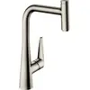 Image de Hansgrohe - Robinet De Cuisine Avec Douchette Talis Select M51 300 Aspect Acier Inox