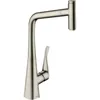 Image de Hansgrohe - Robinet De Cuisine Avec Douchette Metris Select M71 320 Aspect Acier Inox