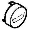 Image de Accessoires - Bouton De Vidange De Baignoire, Blanc 92577450 - Hansgrohe