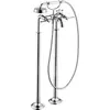 Image de Robinet de baignoire sur pied, à deux leviers, finition chrome, modèle AXOR Montreux
