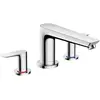 Image de Robinet de baignoire encastré Hansgrohe Talis E, 3 trous, finition chrome