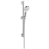 Image de hansgrohe Ensemble de douche Crometta 1 jet vert 6 l/min avec barre de douche 65 cm, blanc/chrome, 26554400